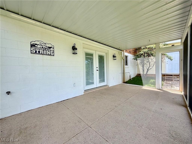 21 Ashwood Dr, Vienna, WV 26105 - view of patio with french doors