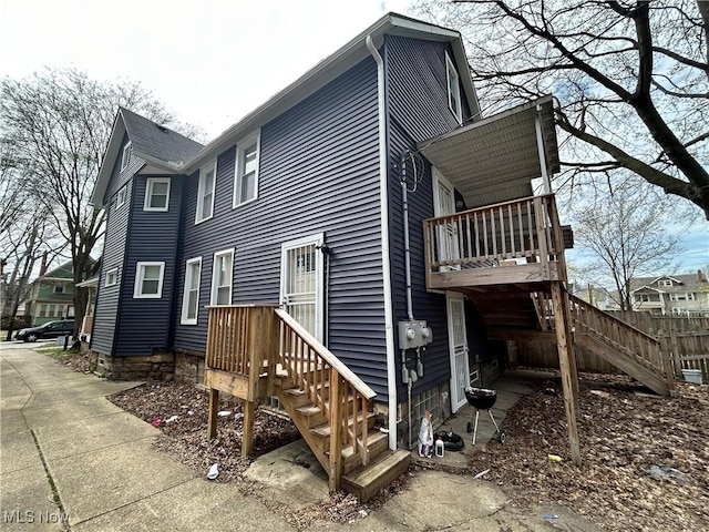 view of property exterior