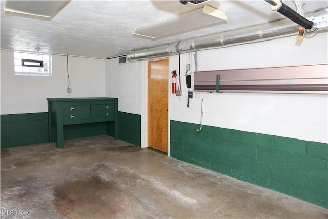 126 Vine St, Mingo Junction, OH 43938 - basement featuring concrete block wall