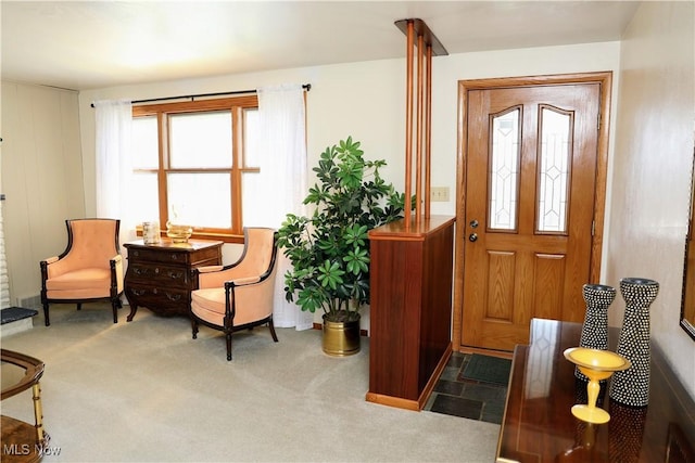 126 Vine St, Mingo Junction, OH 43938 - view of carpeted foyer