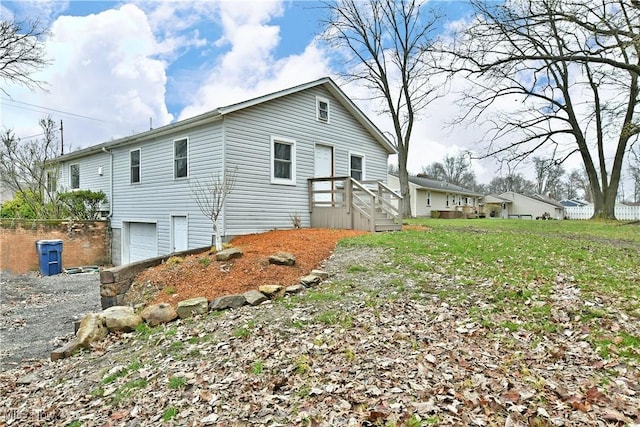 5099 Norquest Blvd, Youngstown, OH 44515 - exterior space featuring an attached garage