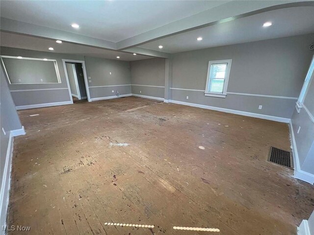 7431 Middlebranch Ave NE, Canton, OH 44721 - interior space with recessed lighting, visible vents, and baseboards