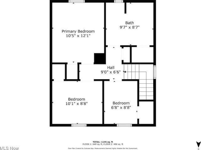 1821 Kenneth Ave, Cleveland, OH 44109 - plan