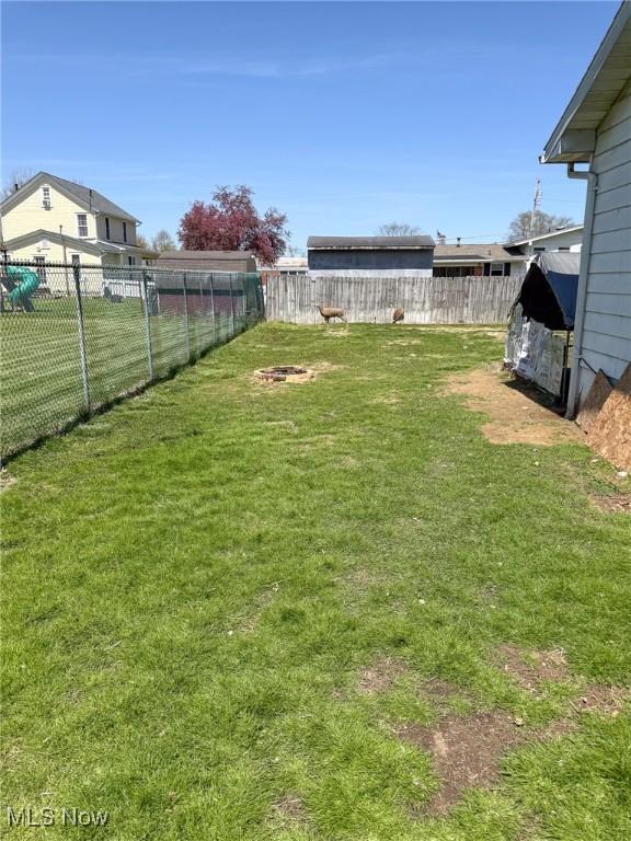203 57th St, Vienna, WV 26105 - view of yard with a fenced backyard