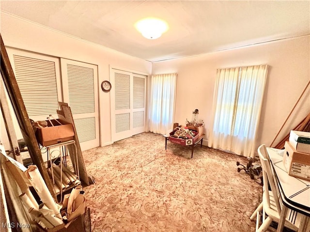 6397 King Graves Rd, Fowler, OH 44418 - living area with carpet