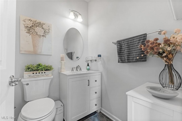 4006 N Steels Cir, Stow, OH 44224 - bathroom featuring vanity, toilet, and baseboards