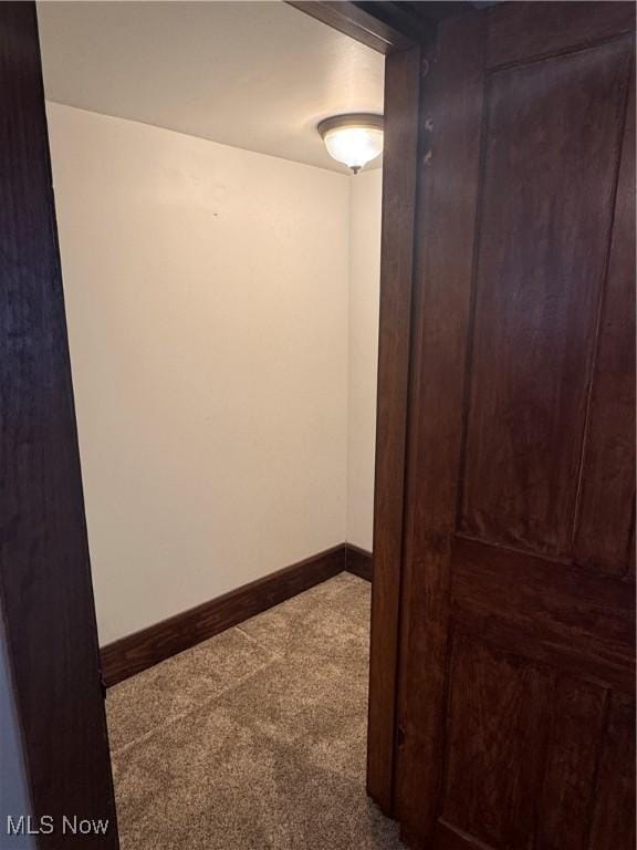 204 N Spring St, Loudonville, OH 44842 - hall featuring carpet flooring and baseboards