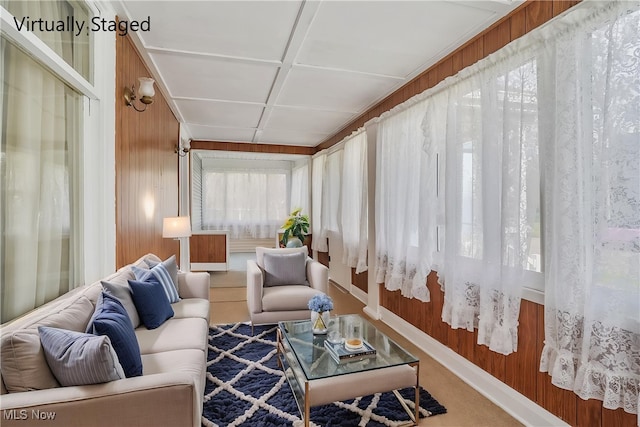 sunroom / solarium with a healthy amount of sunlight