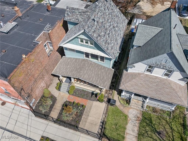 1881 W 65th St, Cleveland, OH 44102 - aerial view of property and surrounding area