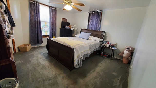 59011 Cherry Hill Rd, Byesville, OH 43723 - bedroom featuring carpet floors and ceiling fan