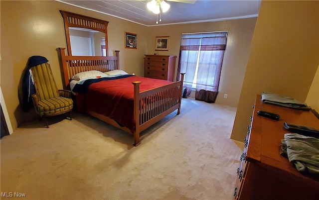 59011 Cherry Hill Rd, Byesville, OH 43723 - bedroom with carpet and a ceiling fan