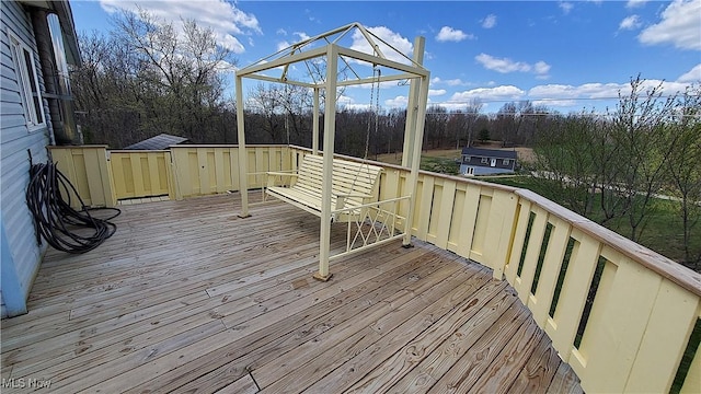 59011 Cherry Hill Rd, Byesville, OH 43723 - wooden terrace featuring a grill