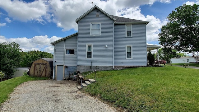 59011 Cherry Hill Rd, Byesville, OH 43723 - view of property exterior with a yard and gravel driveway