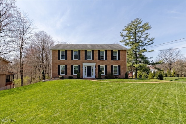 1332 Springbrook Dr, Mansfield, OH 44906 - colonial home with brick siding and a front yard