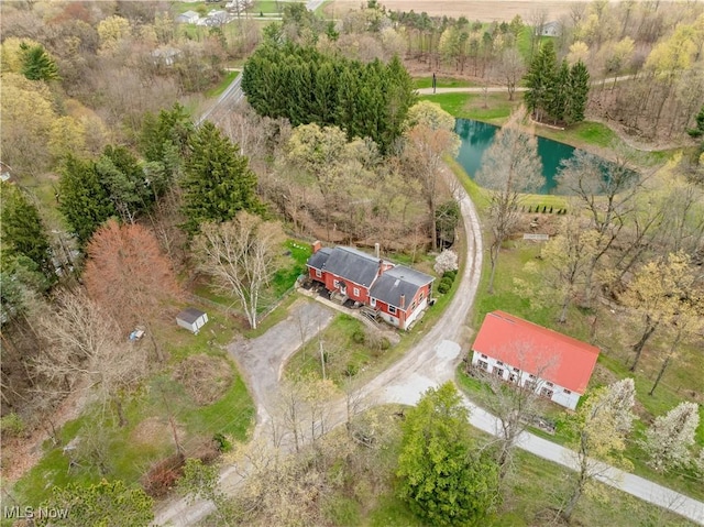 1611 Township Road 1610, Ashland, OH 44805 - bird's eye view with a water view