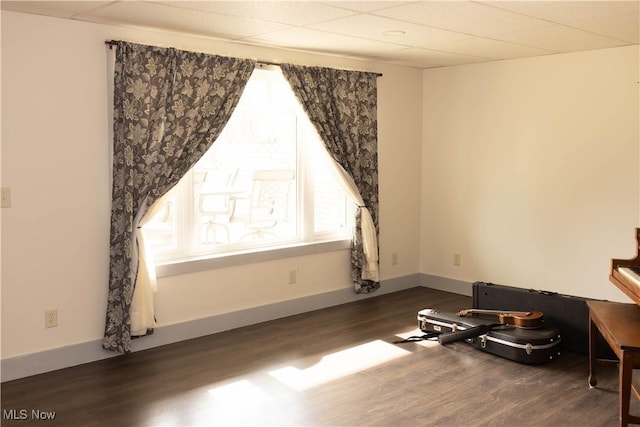 25900 Township Road 26, Coshocton, OH 43812 - sitting room with baseboards and wood finished floors