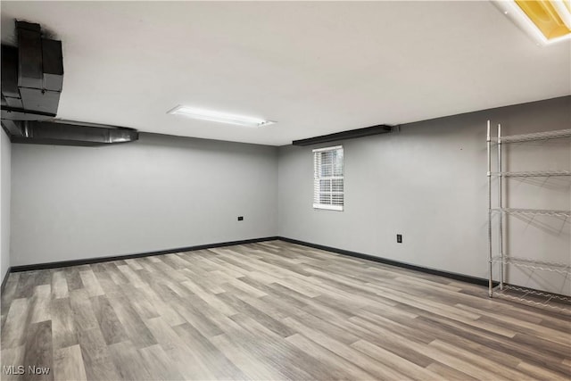 14221 S Woodland Rd, Shaker Heights, OH 44120 - basement featuring wood finished floors and baseboards