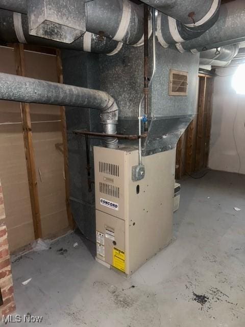 utility room featuring visible vents