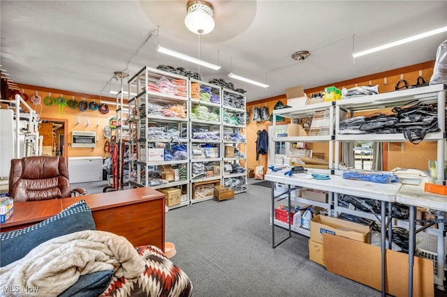 view of storage room
