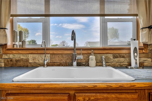 room details with a sink