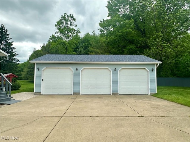 3799 Larchmont Ave NE, Bazetta, OH 44483 - view of detached garage