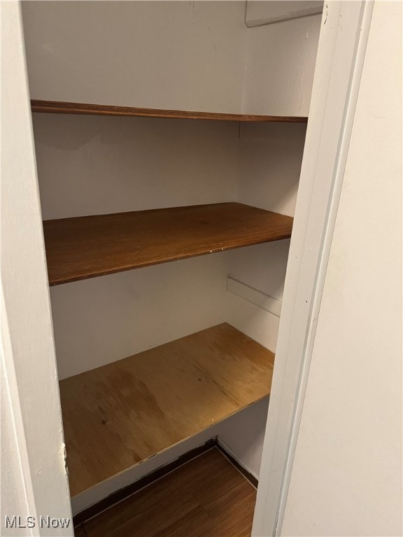 view of storage area