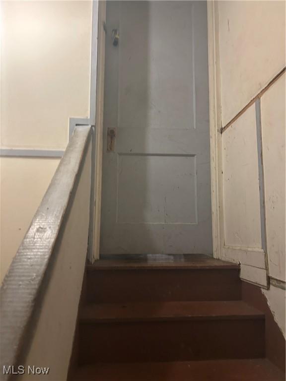 view of staircase