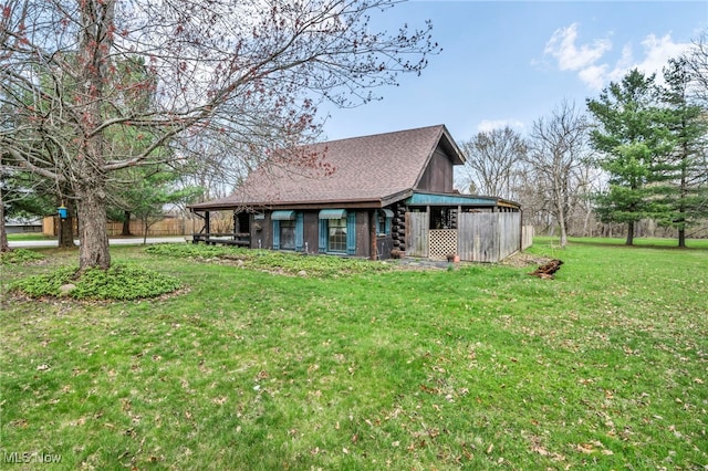24455 Tryon Rd, Bedford, OH 44146 - back of property with a yard