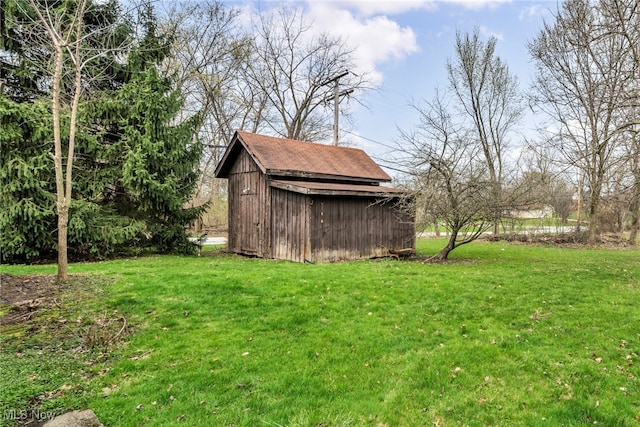 24455 Tryon Rd, Bedford, OH 44146 - view of yard with a storage shed and an outbuilding