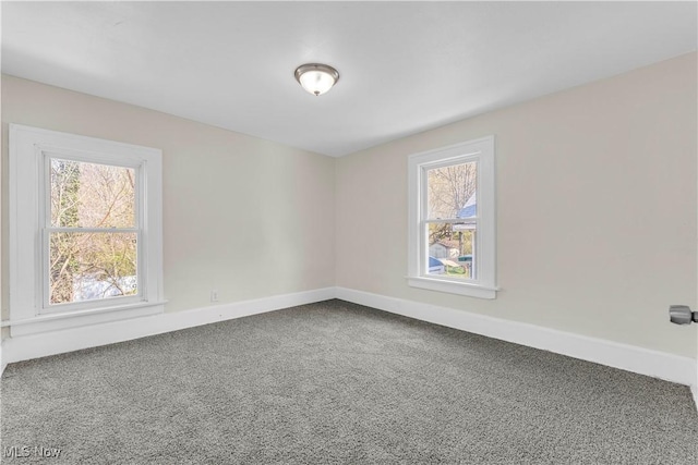 201 Alberti Ct, Akron, OH 44310 - carpeted spare room featuring baseboards