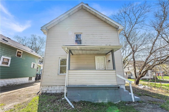 201 Alberti Ct, Akron, OH 44310 - view of home's exterior featuring a porch