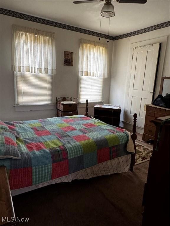 1514 Commerce St, Wellsville, OH 43968 - bedroom featuring a ceiling fan