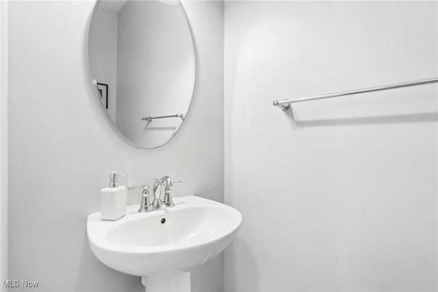 bathroom with a sink