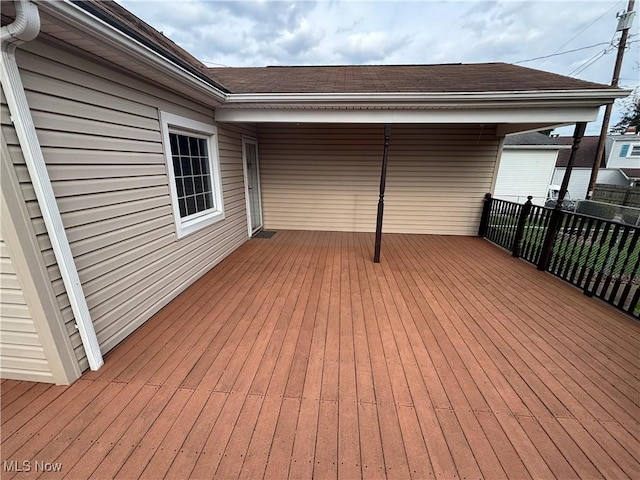 101 Sunset Ln, Follansbee, WV 26037 - view of deck