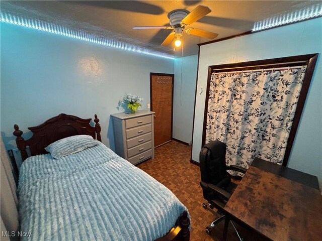 101 Sunset Ln, Follansbee, WV 26037 - bedroom featuring a ceiling fan