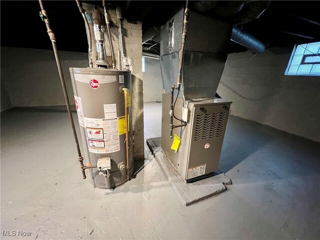 3478 E 150th St, Cleveland, OH 44120 - utilities featuring heating unit and gas water heater