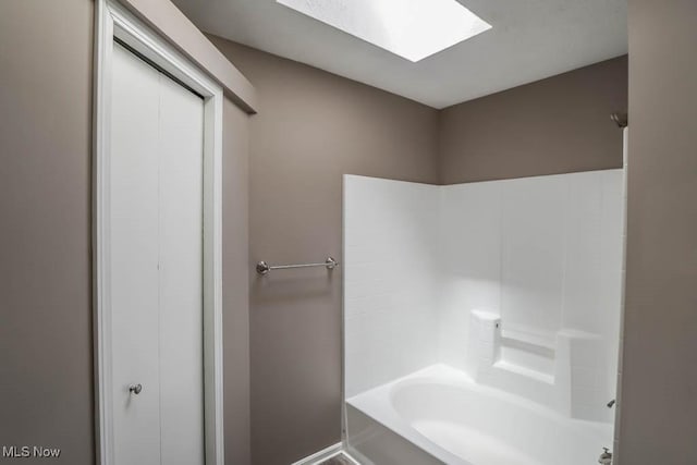 full bathroom featuring tub / shower combination