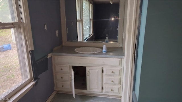 315 Loma Dr, Akron, OH 44319 - bathroom featuring tile patterned flooring and vanity