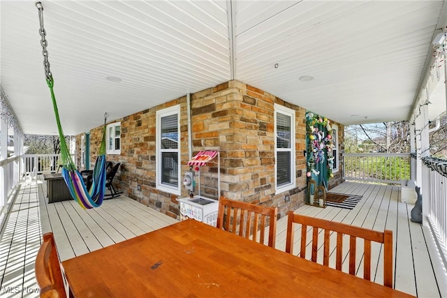 3270 S Canfield Niles Rd, Canfield, OH 44406 - deck with covered porch