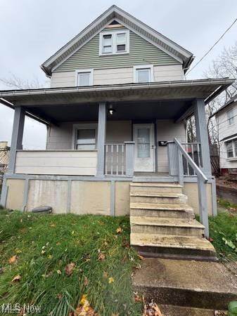 1046 6th Ave, Akron, OH 44306 - view of front facade with covered porch
