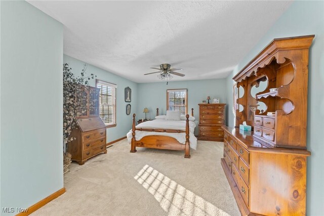 148 N Kimberly Ave N, Youngstown, OH 44515 - bedroom featuring light colored carpet and ceiling fan