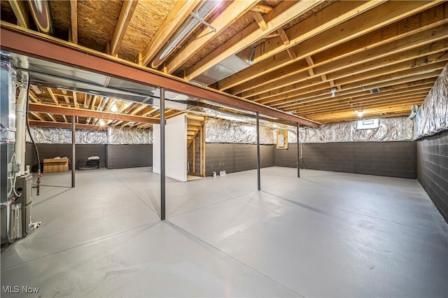 6980 Painesville Ravenna Rd, Concord, OH 44077 - unfinished basement with electric panel