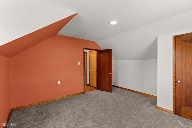 120 Hillcrest Dr, Wellsburg, WV 26070 - bonus room featuring baseboards, vaulted ceiling, and carpet flooring