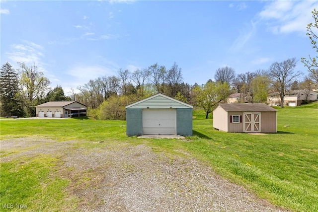 120 Hillcrest Dr, Wellsburg, WV 26070 - exterior space with driveway and a storage shed