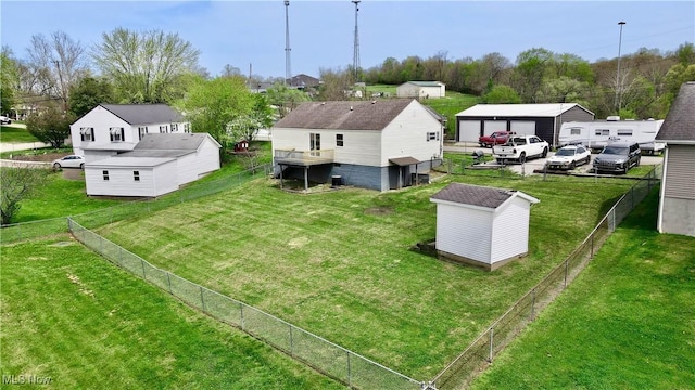 bird's eye view featuring a residential view