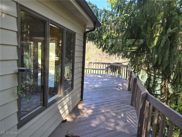 view of deck