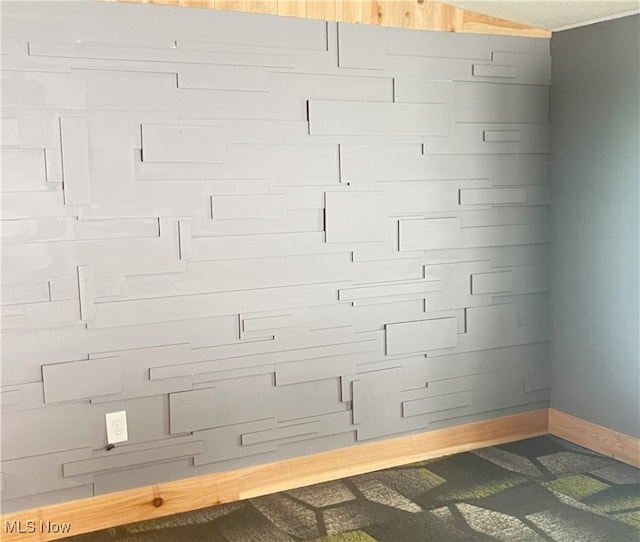 interior details with baseboards