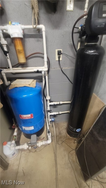 view of utility room