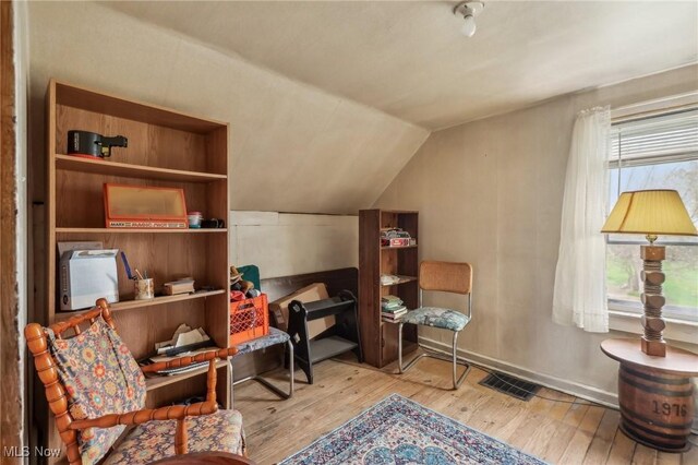944 Bey Rd, Akron, OH 44312 - office space featuring wood finished floors and vaulted ceiling