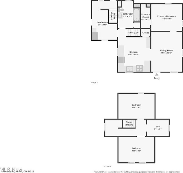 944 Bey Rd, Akron, OH 44312 - view of home floor plan